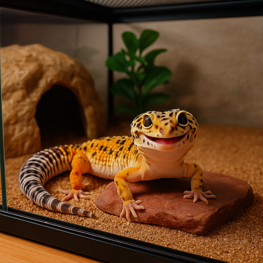 mejores terrarios para gecko leopardo