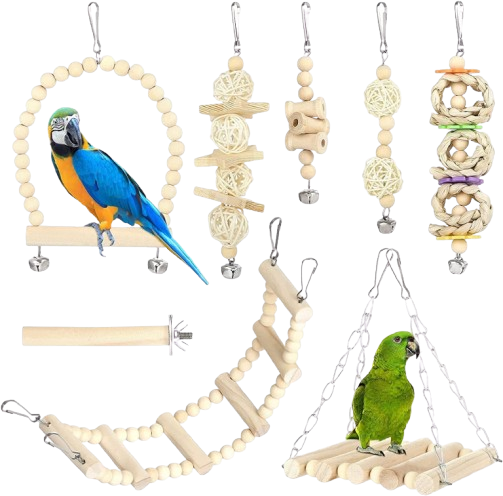 GWHOLE juguetes para pájaros