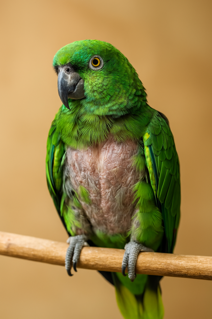 pájaro se arranca las plumas